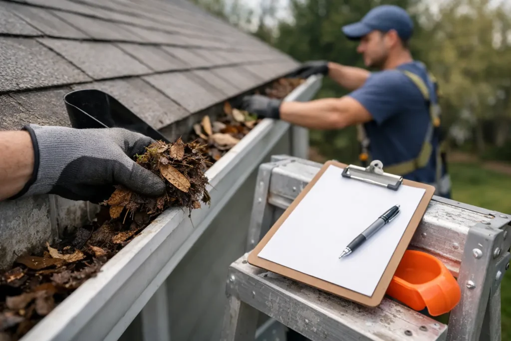 A Gutter Clearing Checklist for Homeowners
