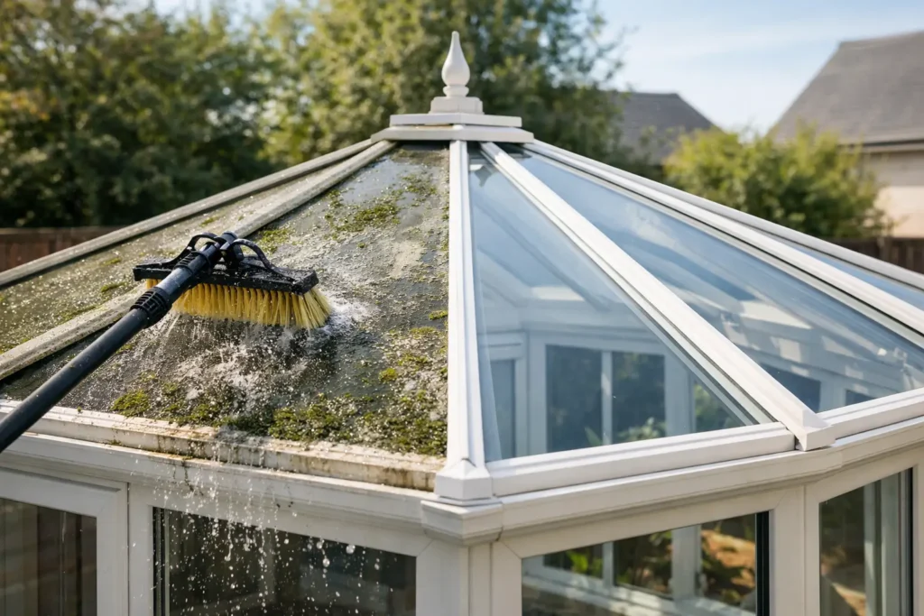 Conservatory Roof Cleaning Results You Can See
