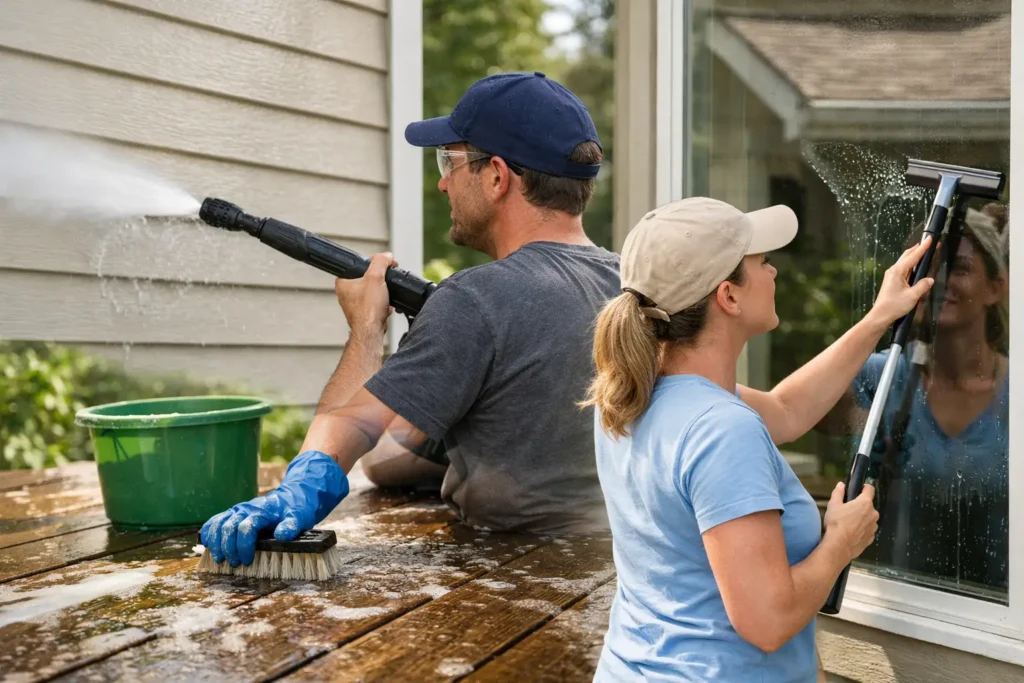A Homeowner’s Guide to Exterior Surface Cleaning